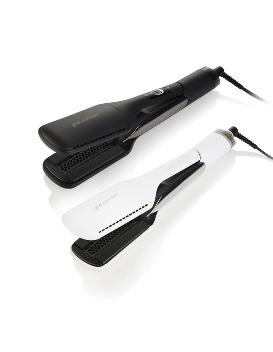 GHD Duet Style Piastra Asciugacapelli 2 in 1 Bianca