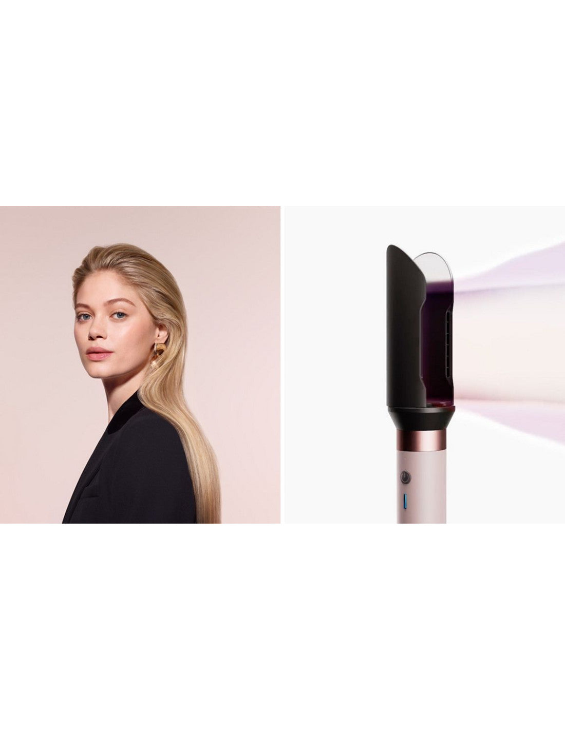 Dyson Airwrap Co-anda2x Styler Asciugacapelli Lisci e Mossi Cipria/Oro Rosa