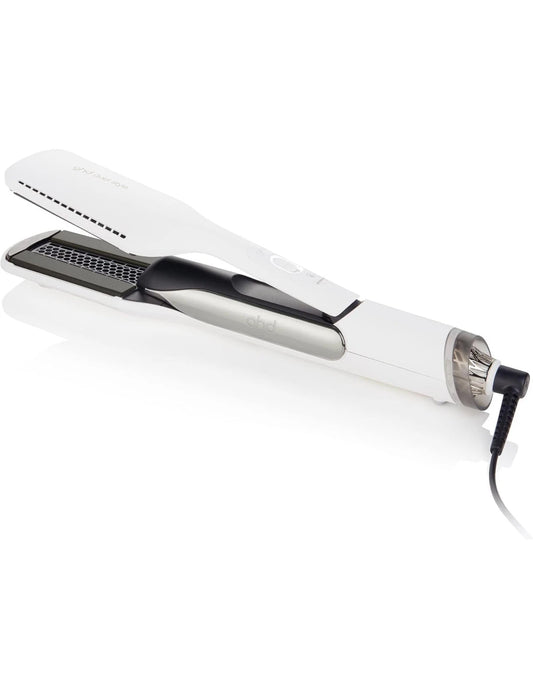 GHD Duet Style Piastra Asciugacapelli 2 in 1 Bianca